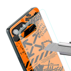 orange travis scott x anti social social club back phone cover | glass case for iphone 16e