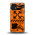 orange travis scott x anti social social club back phone cover | glass case for nothing phone 1