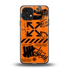 orange travis scott x anti social social club back phone cover | glass case for nothing phone 1