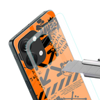 orange travis scott x anti social social club back phone cover | glass case for oneplus nord 3