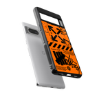 orange travis scott x anti social social club back phone cover | glass case for Google Pixel 7A