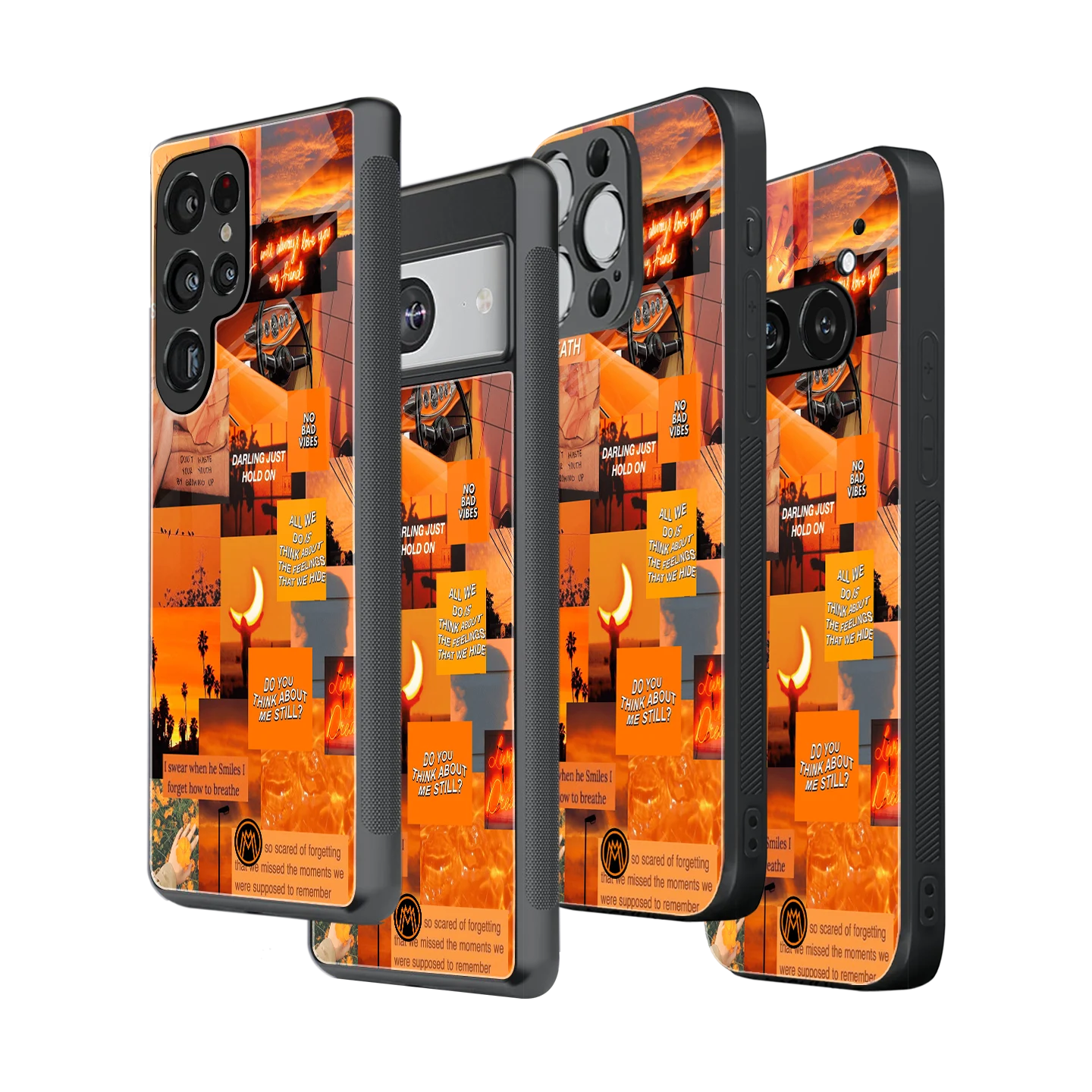 Stylish Glass Back Case for All Smartphones – iPhone, Samsung, OnePlus, Pixel, Redmi, Oppo, Vivo, Motorola