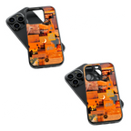 Trendy Glass Back Mobile Case for iPhone, Samsung, Redmi, OnePlus, Google Pixel, Motorola