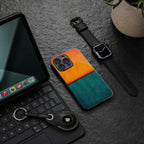 orange green back phone cover | glass case for oneplus nord 3