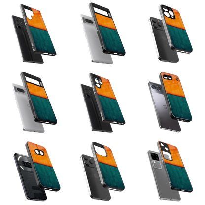 Durable Glass Back Mobile Case for iPhone, Samsung, OnePlus, Google Pixel, Redmi, Vivo, Oppo