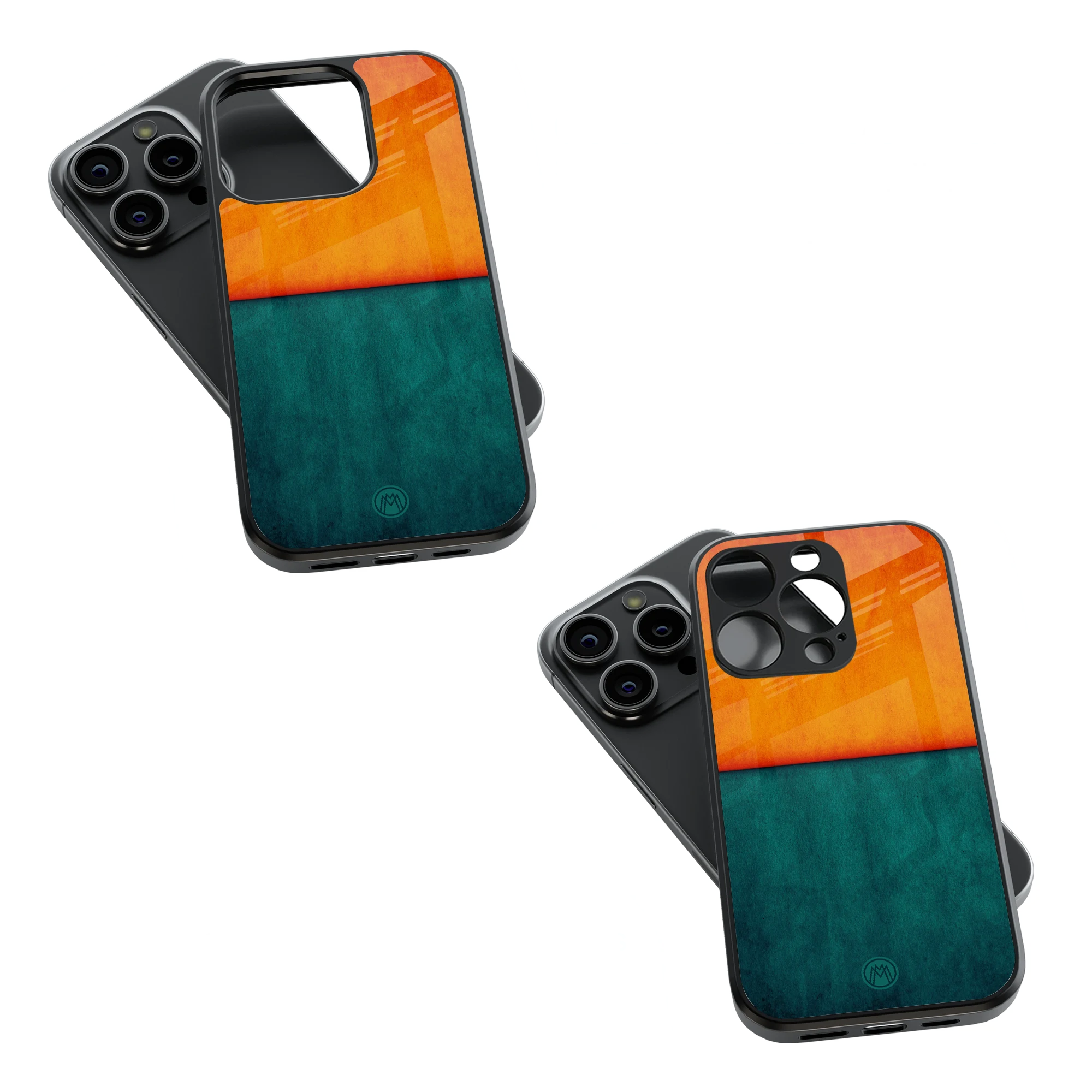 Trendy Glass Back Mobile Case for iPhone, Samsung, Redmi, OnePlus, Google Pixel, Motorola