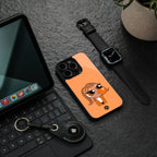 orange tote powerpuff girl back phone cover | glass case for iphone 16 pro max
