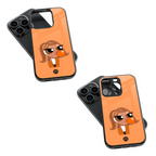 Trendy Glass Back Mobile Case for iPhone, Samsung, Redmi, OnePlus, Google Pixel, Motorola