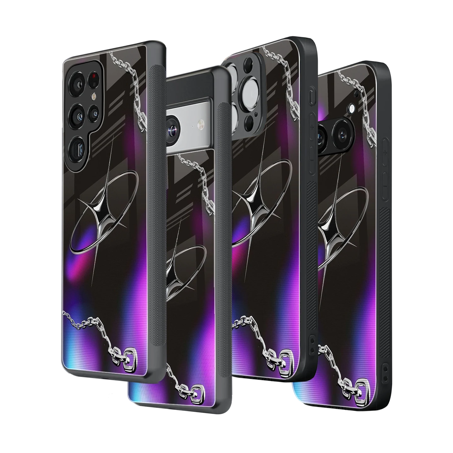 Stylish Glass Back Case for All Smartphones iPhone, Samsung, OnePlus, Pixel, Redmi, Oppo, Vivo, Motorola