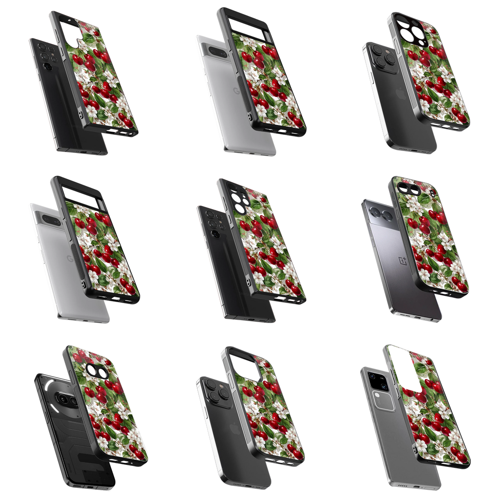 Durable Glass Back Mobile Case for iPhone, Samsung, OnePlus, Google Pixel, Redmi, Vivo, Oppo