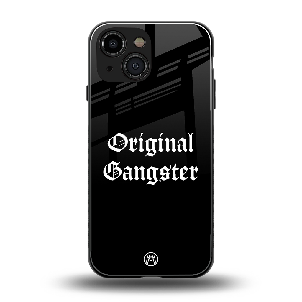 original gangster back phone cover | glass case for iphone 13 mini