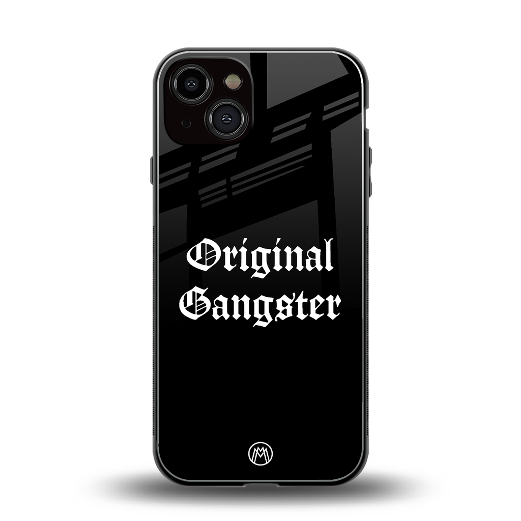 original gangster back phone cover | glass case for iphone 13