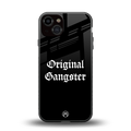 original gangster back phone cover | glass case for iphone 13