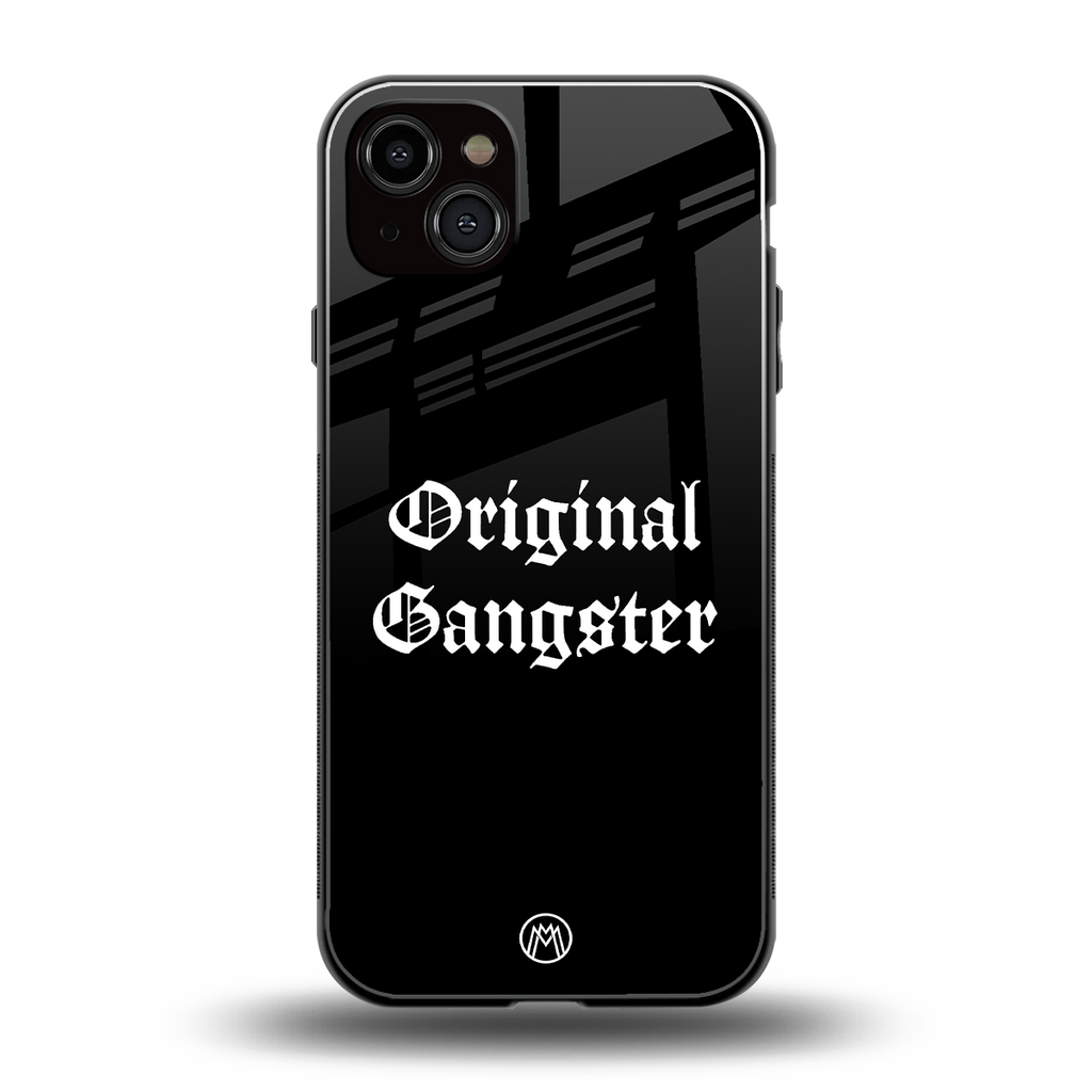 original gangster back phone cover | glass case for iphone 14 plus