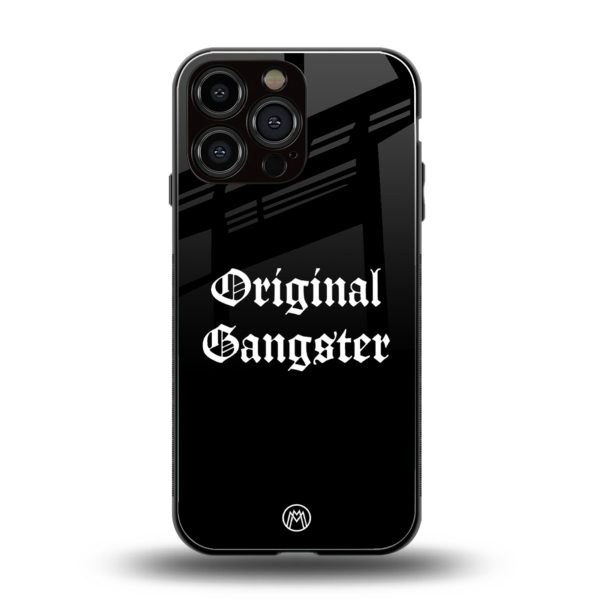 original gangster back phone cover | glass case for iphone 14 pro max