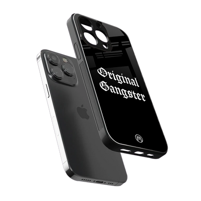 original gangster back phone cover | glass case for iphone 15 pro max