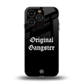 original gangster back phone cover | glass case for iphone 15 pro