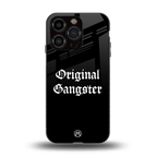 original gangster back phone cover | glass case for iphone 15 pro