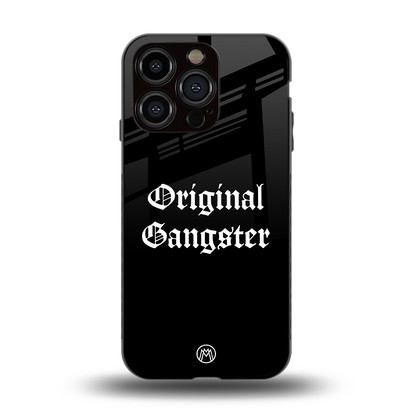 original gangster back phone cover | glass case for iphone 15 pro