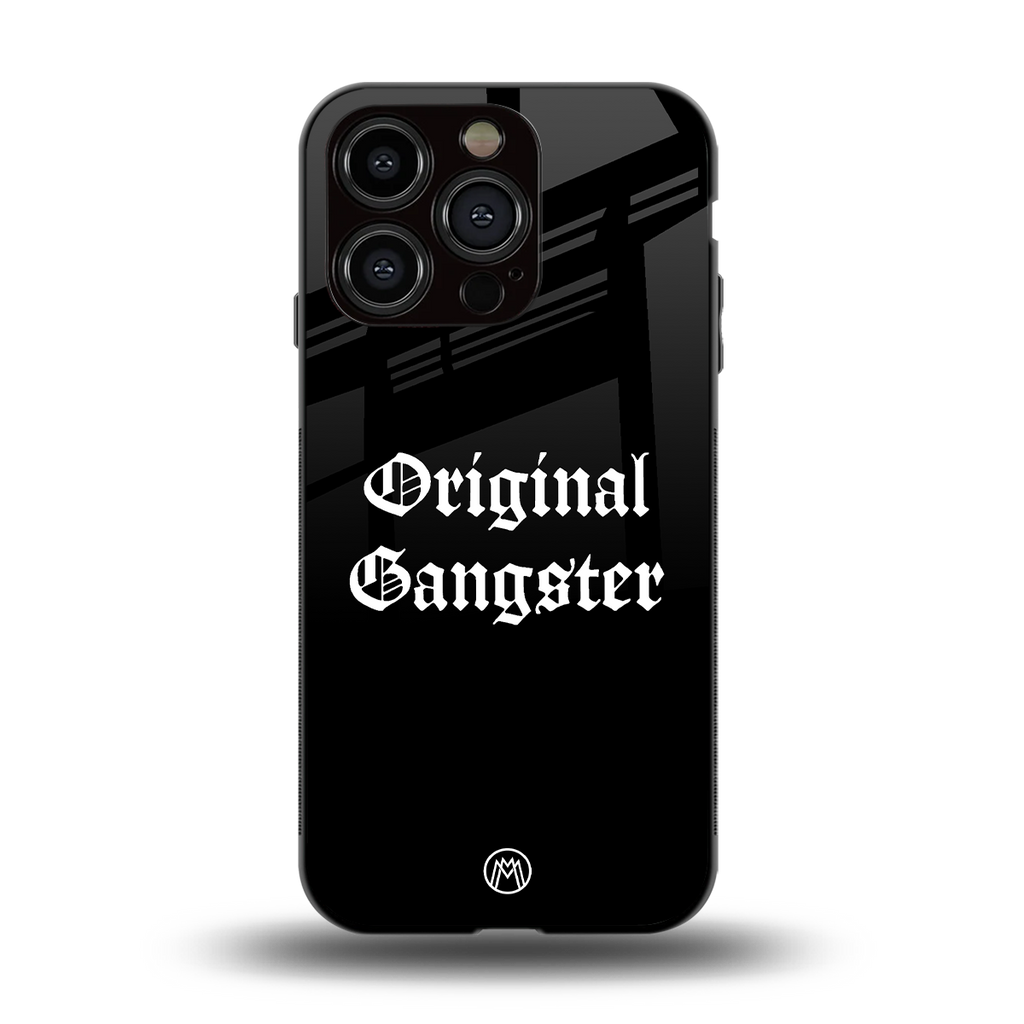 original gangster back phone cover | glass case for iphone 14 pro