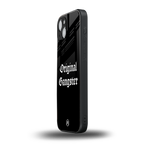 original gangster back phone cover | glass case for iphone 15