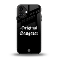 original gangster back phone cover | glass case for iphone 16 plus