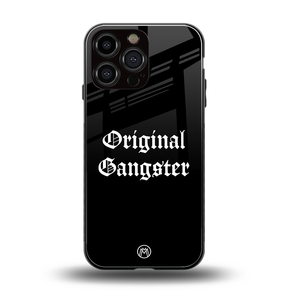 original gangster back phone cover | glass case for iphone 16 pro max