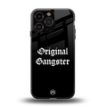 original gangster back phone cover | glass case for iphone 16 pro max