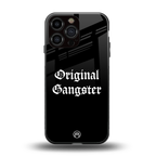 original gangster back phone cover | glass case for iphone 16 pro max