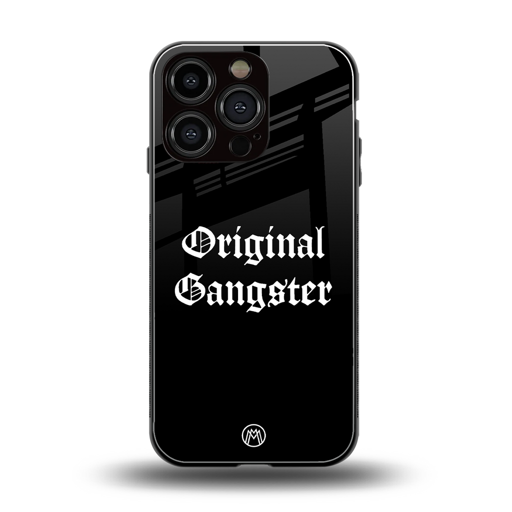 original gangster back phone cover | glass case for iphone 16 pro