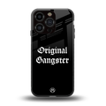 original gangster back phone cover | glass case for iphone 16 pro