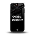 original gangster back phone cover | glass case for iphone 16 pro
