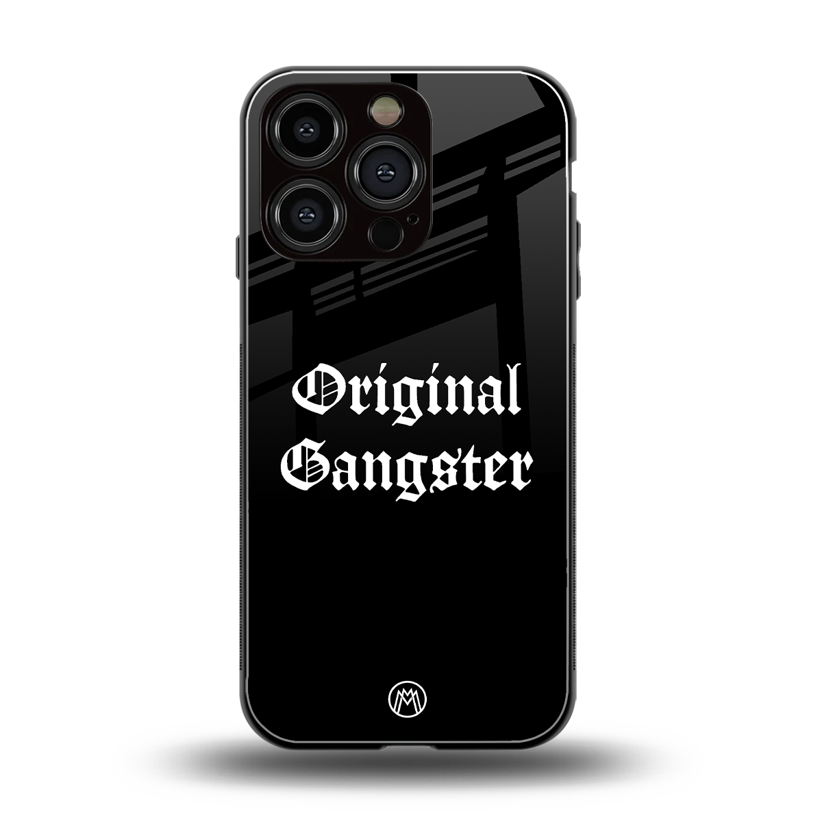 original gangster back phone cover | glass case for iphone 16 pro