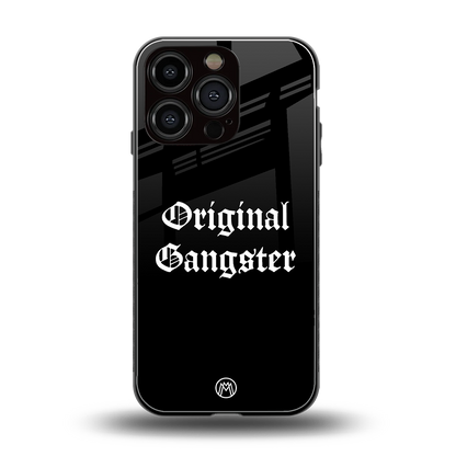 original gangster back phone cover | glass case for iphone 16 pro