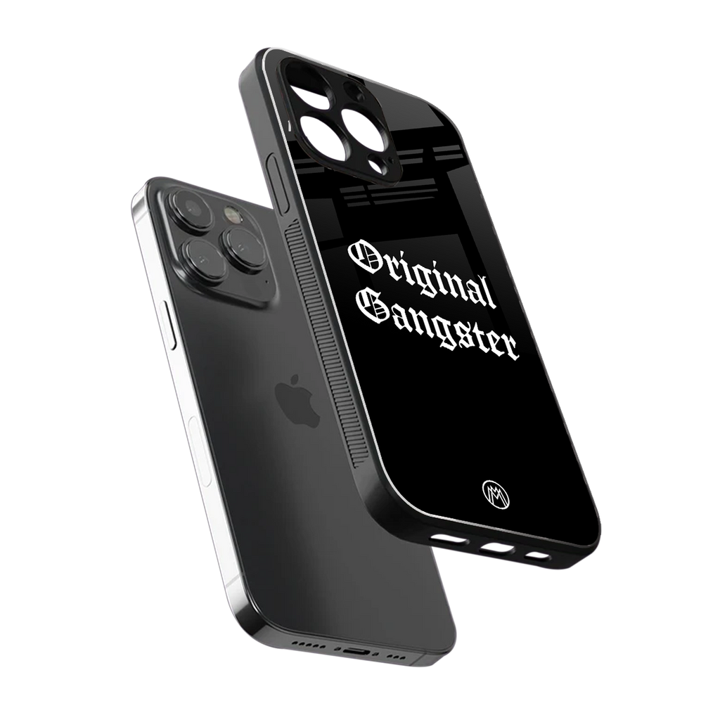 original gangster back phone cover | glass case for iphone 16 pro