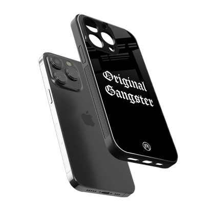 original gangster back phone cover | glass case for iphone 16 pro