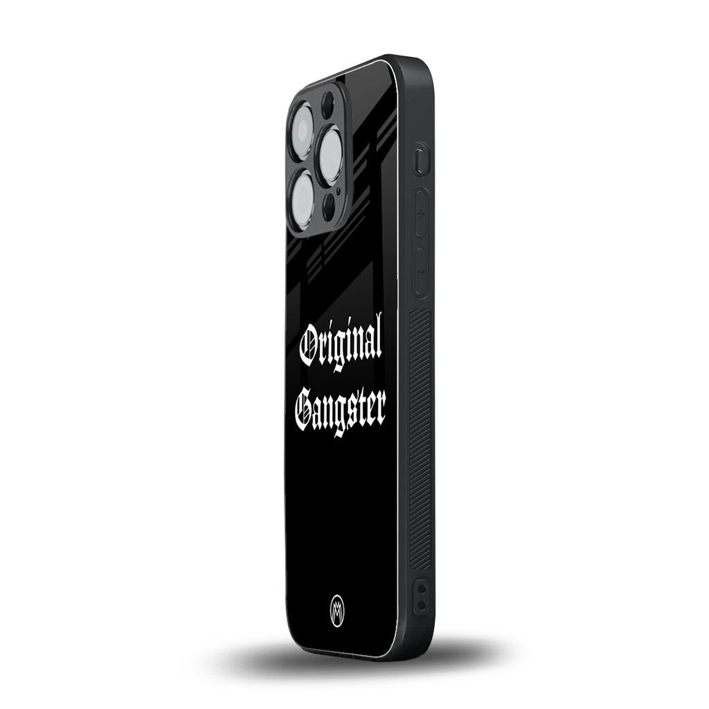 original gangster back phone cover | glass case for iphone 16 pro