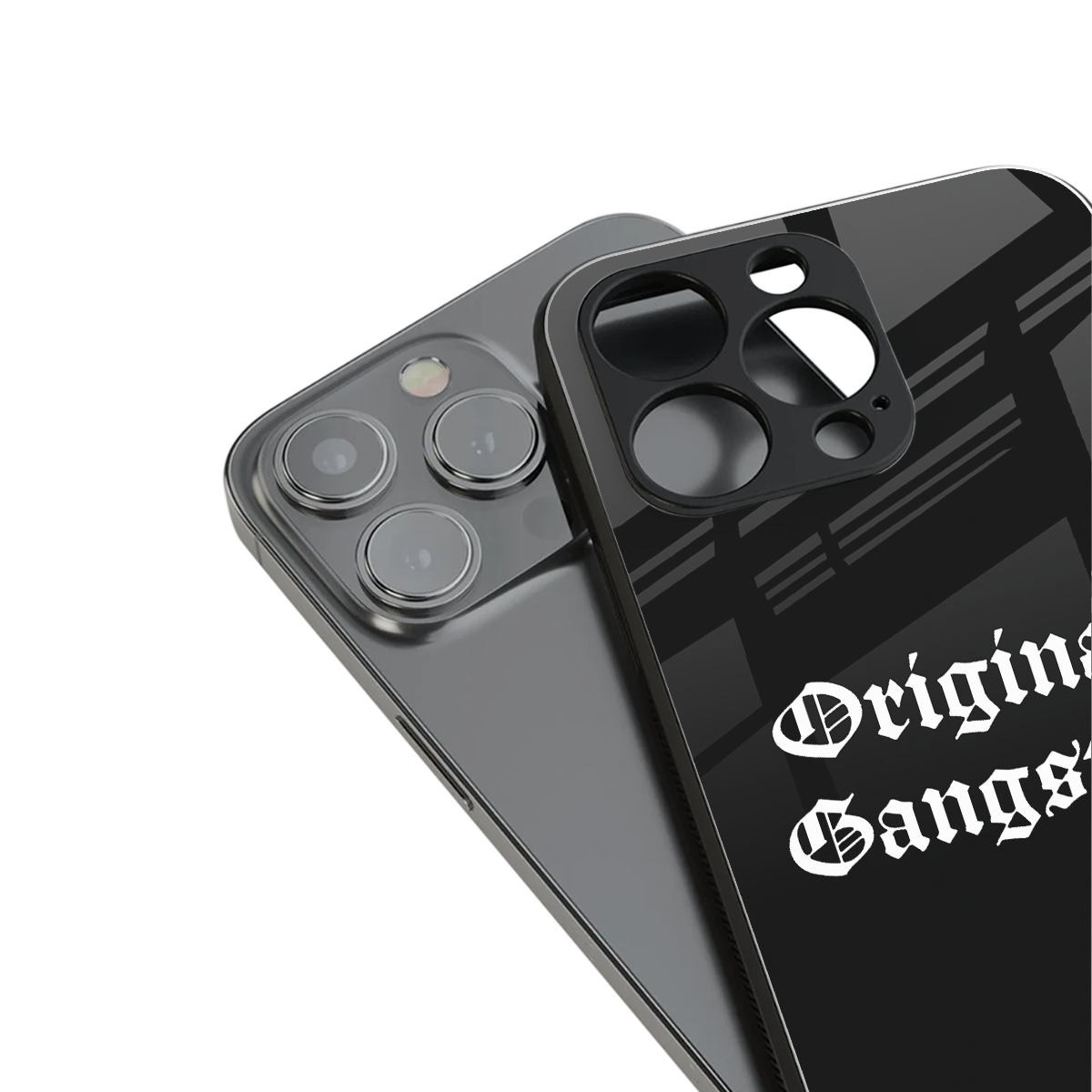 original gangster back phone cover | glass case for iphone 16 pro