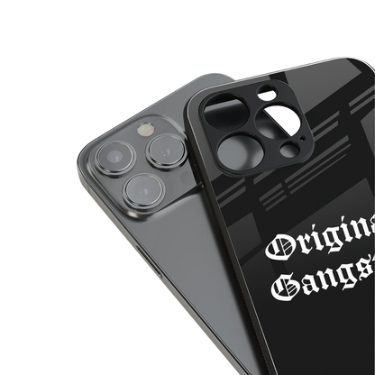 original gangster back phone cover | glass case for iphone 16 pro