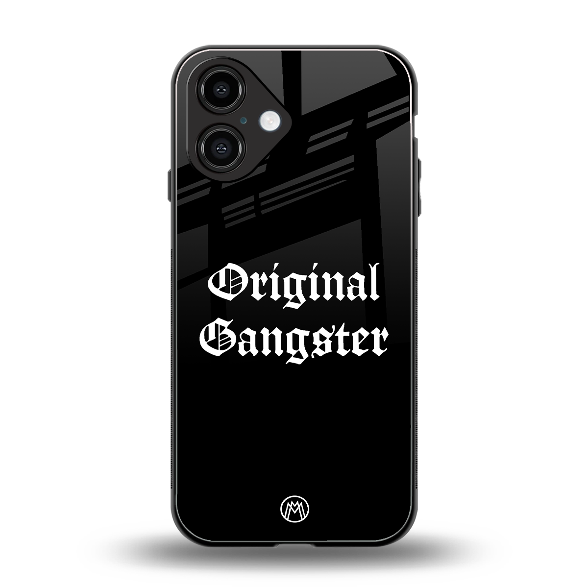 original gangster back phone cover | glass case for iphone 16