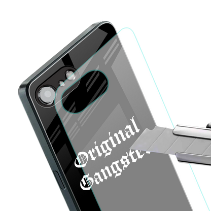 original gangster back phone cover | glass case for iphone 16e
