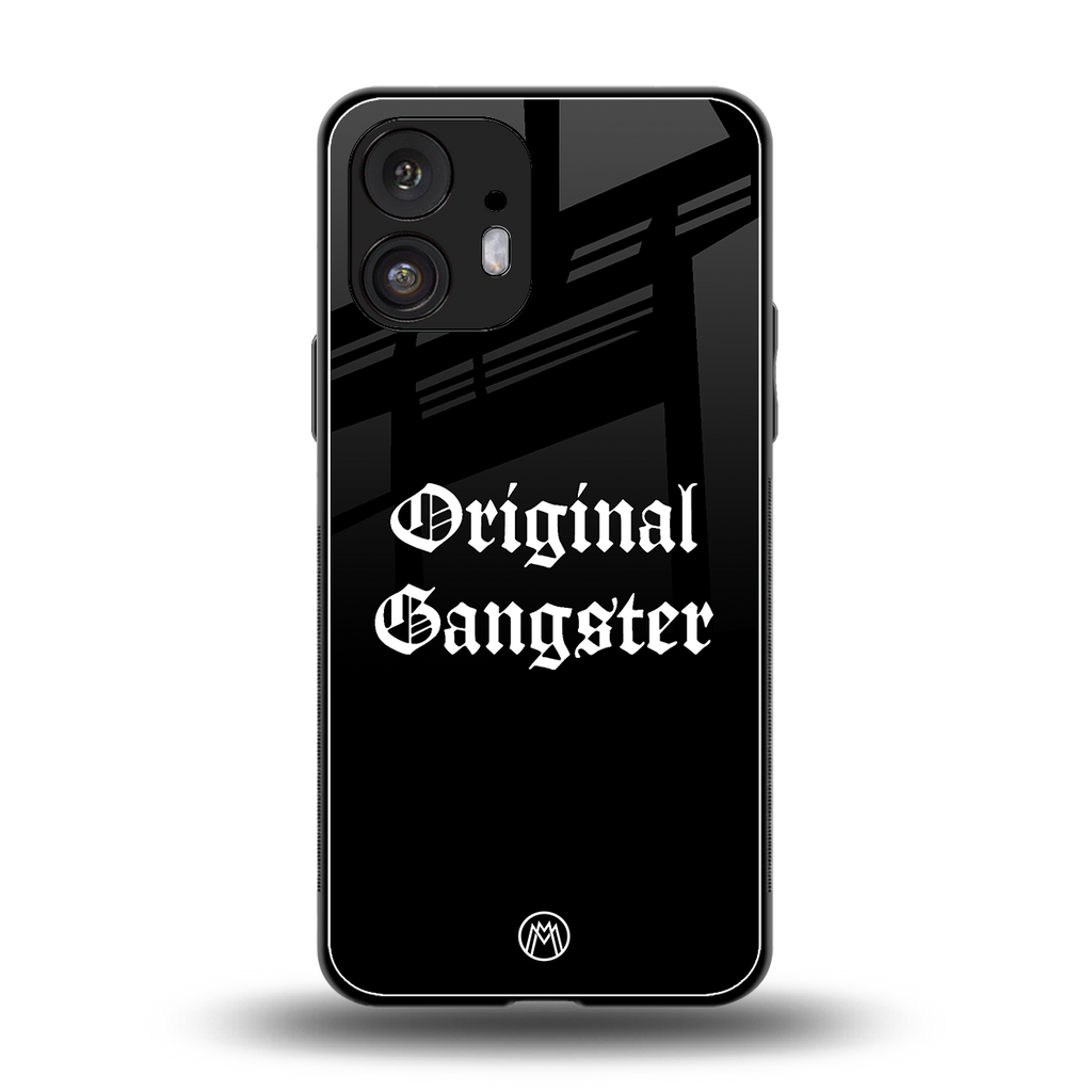 original gangster back phone cover | glass case for nothing phone 2