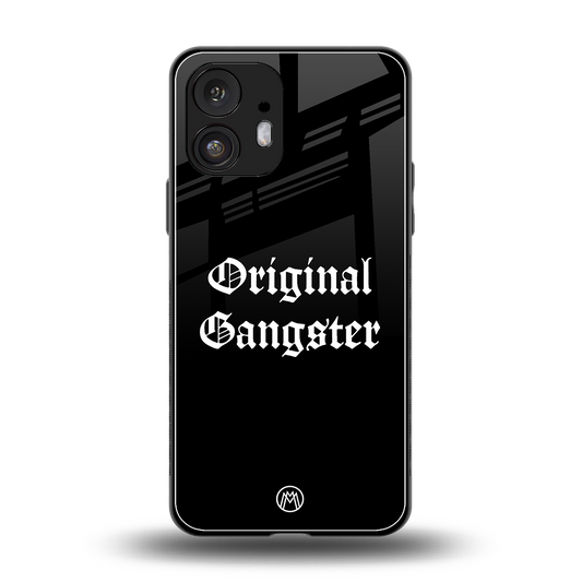 original gangster back phone cover | glass case for nothing phone 2