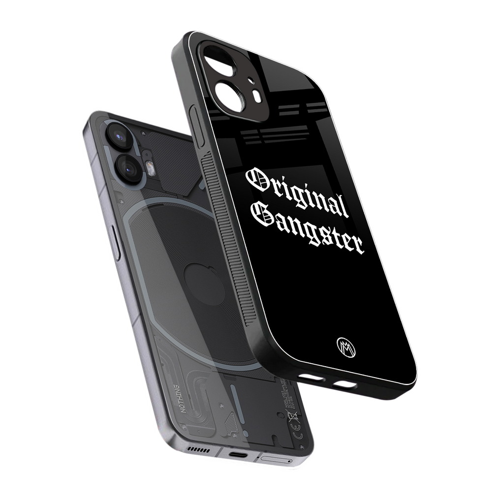 original gangster back phone cover | glass case for nothing phone 2