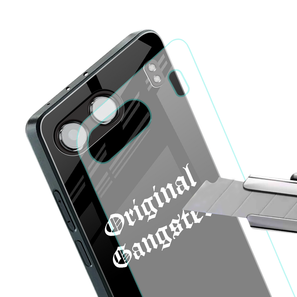 original gangster back phone cover | glass case for oneplus nord 4