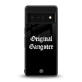 original gangster back phone cover | glass case for google pixel 6 pro