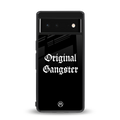 original gangster back phone cover | glass case for google pixel 6