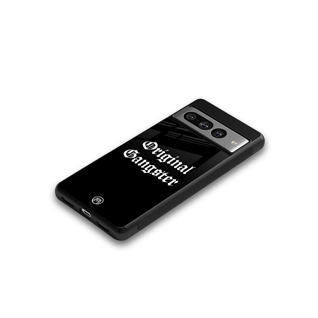original gangster back phone cover | glass case for google pixel 7 pro