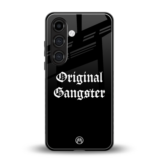 original gangster back phone cover | glass case for samsung galaxy s24 plus