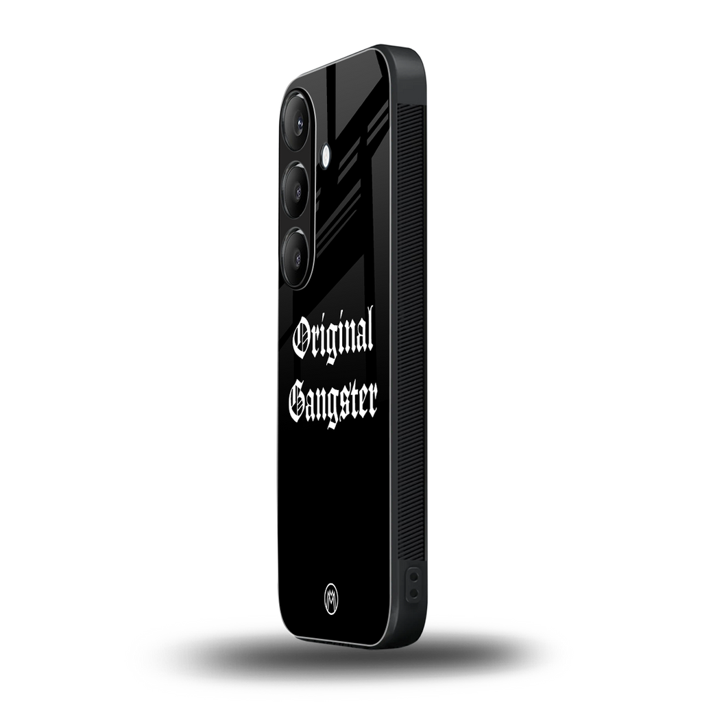 original gangster back phone cover | glass case for samsung galaxy s25 plus